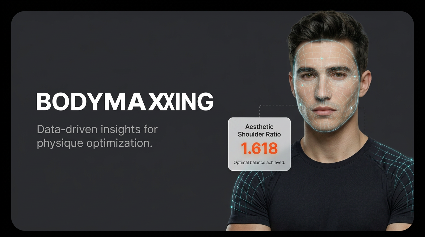 Male highlighting shoulder and bicep muscle definition