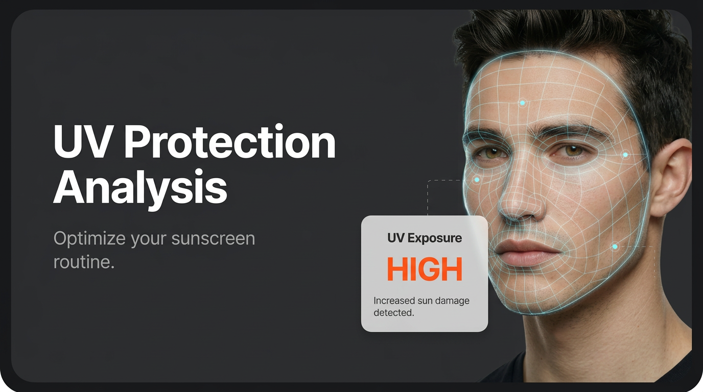 Man applying sunscreen to face in morning light