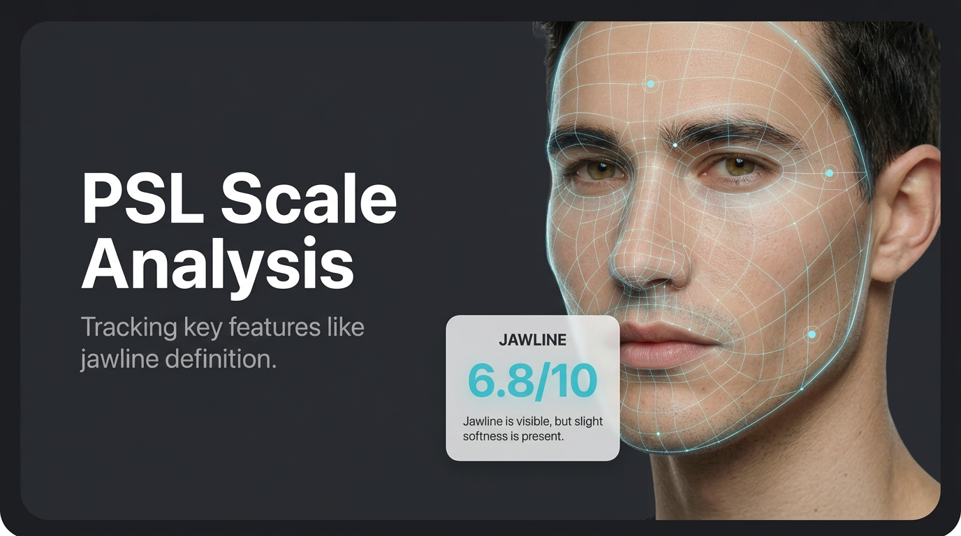 Side profile showing improved jawline definition after body fat reduction